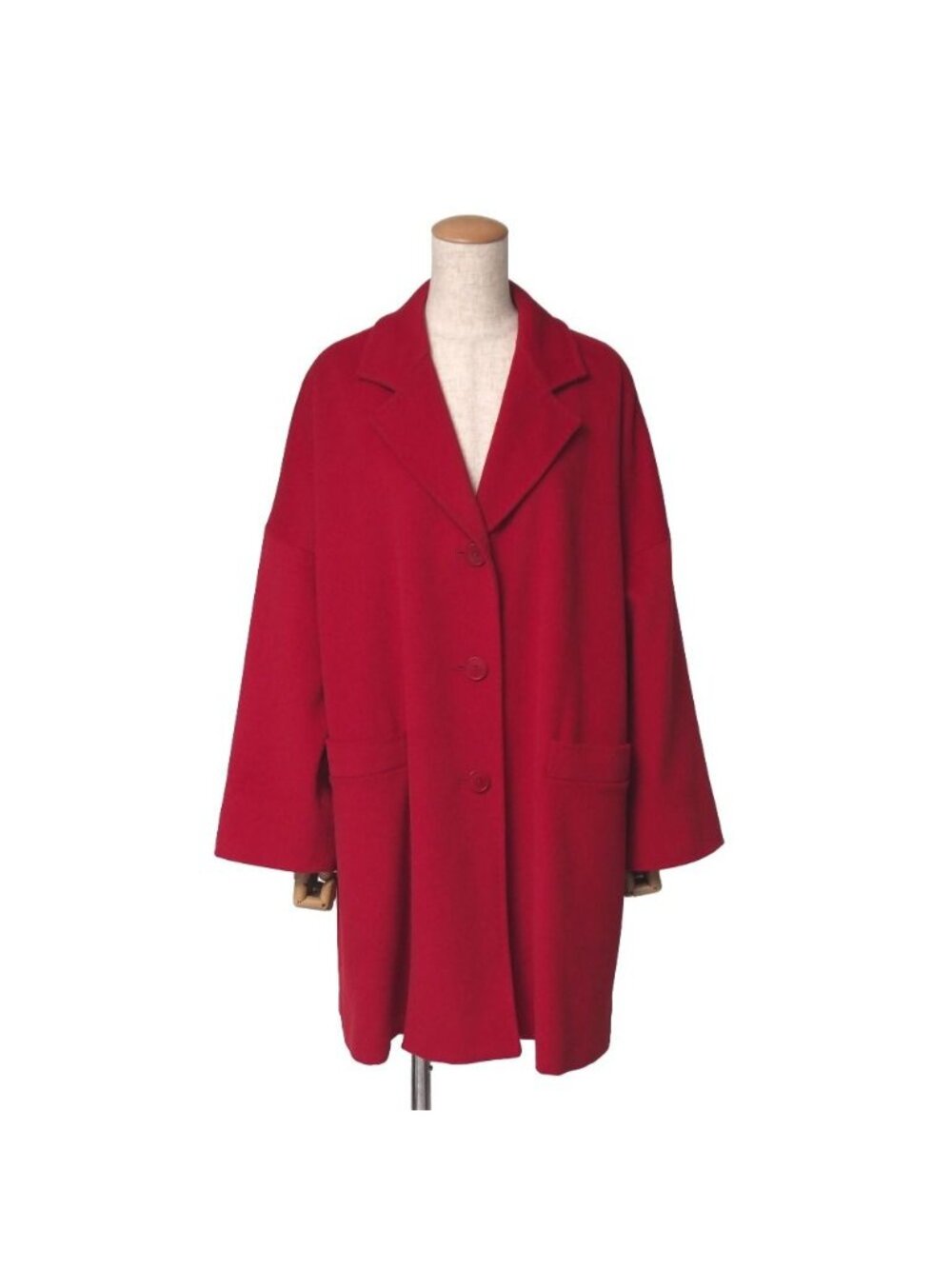 Max Mara Coat Cashmere Angora Mixed Over RB 40